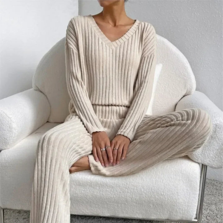 Casual Knitted 2 Piece Lounge Set