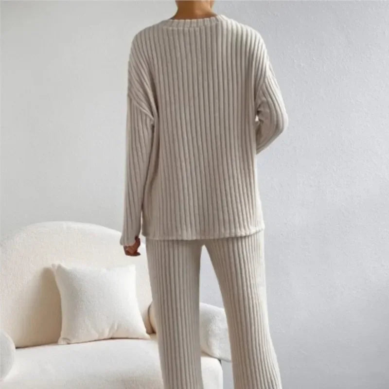 Casual Knitted 2 Piece Lounge Set