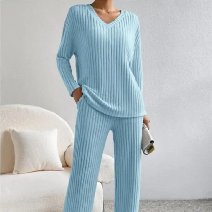 Casual Knitted 2 Piece Lounge Set