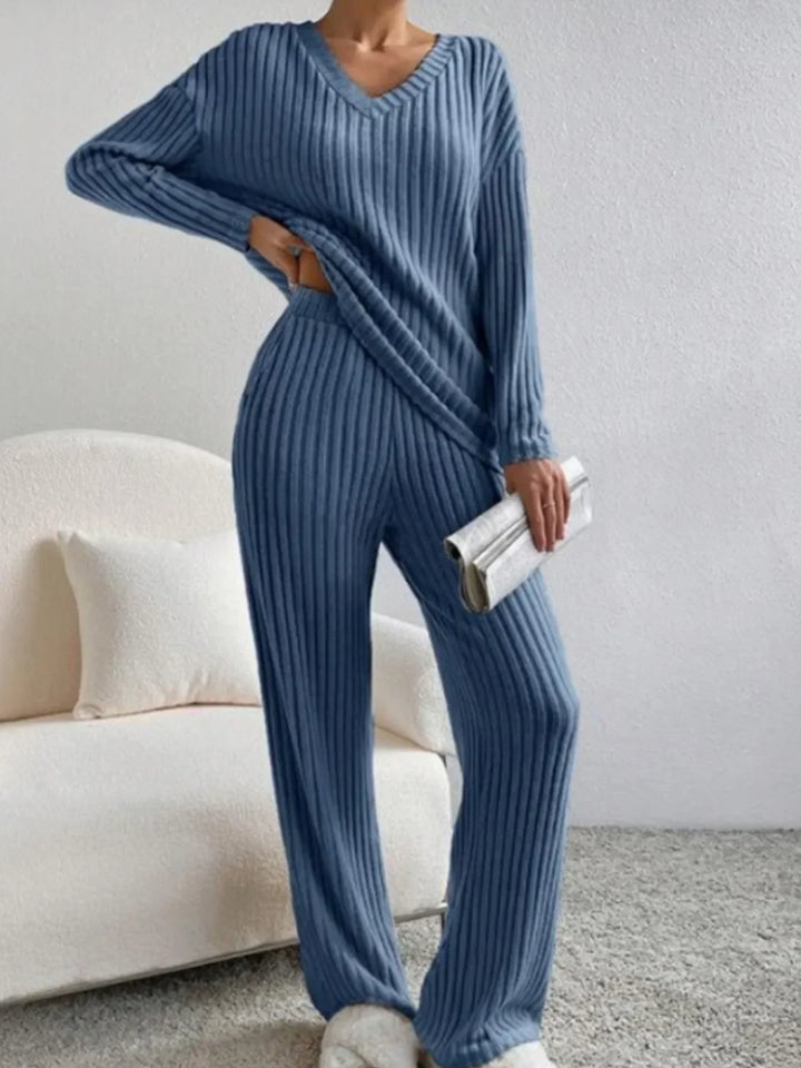 Casual Knitted 2 Piece Lounge Set
