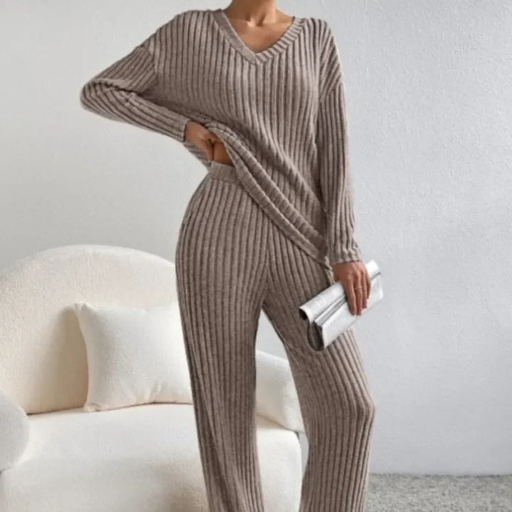 Casual Knitted 2 Piece Lounge Set