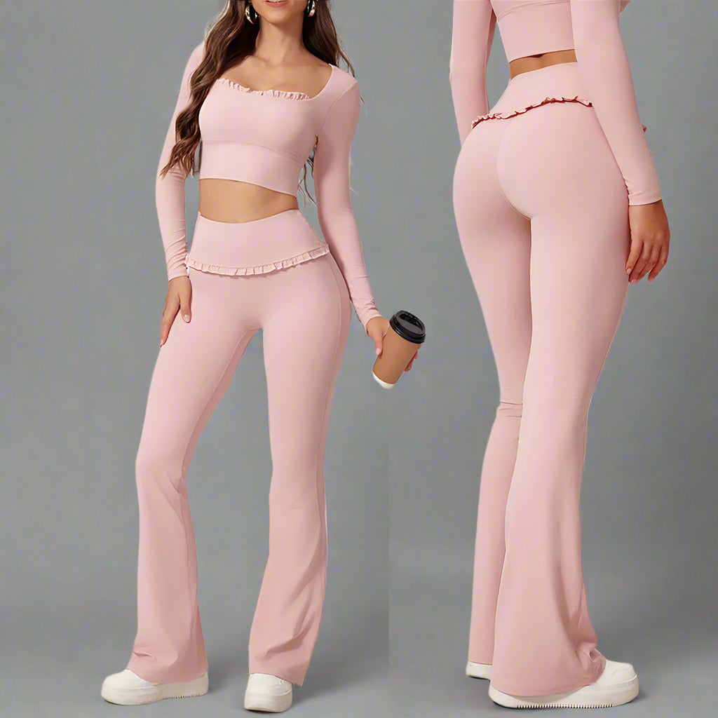 Cute Two-piece Yoga Gym Set