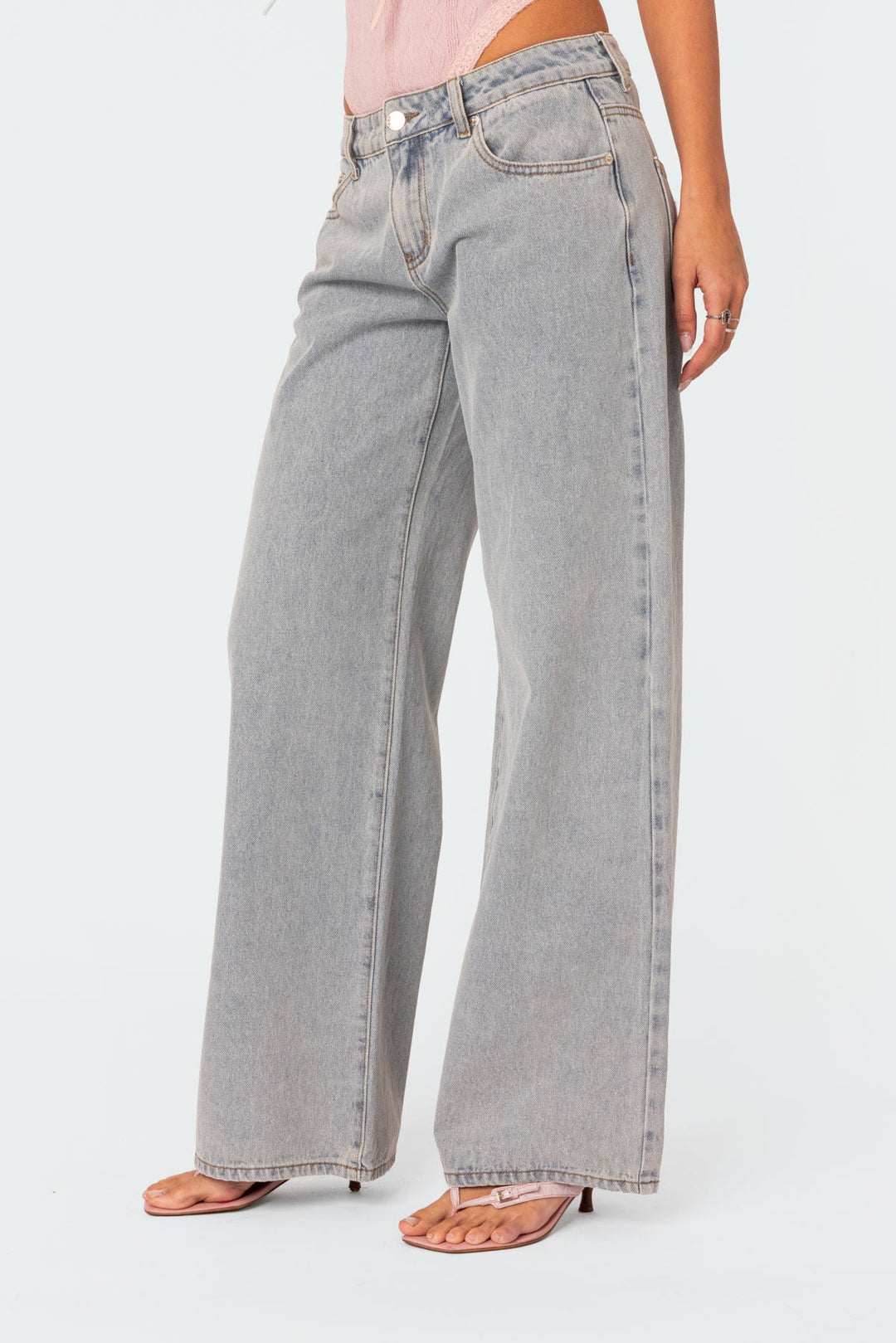 Loose Fit Bow Detail Trousers