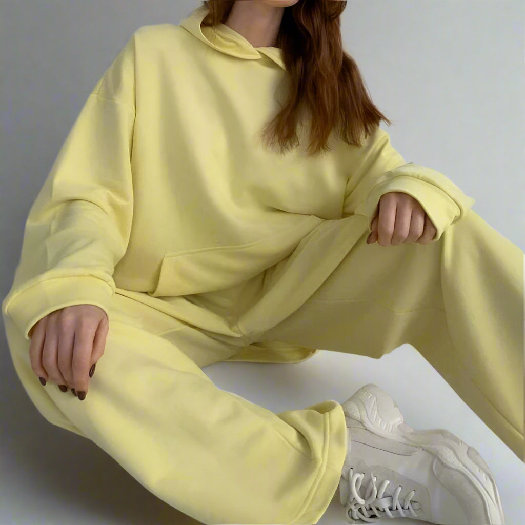 Women's Oversized Cotton Tracksuit Set