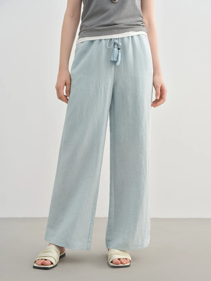 Oversized Tencel Wide Leg Pants