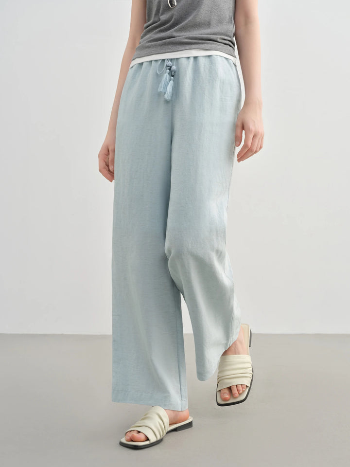 Oversized Tencel Wide Leg Pants