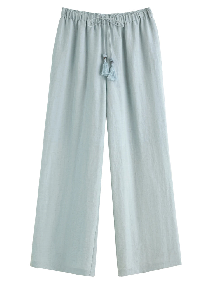 Oversized Tencel Wide Leg Pants