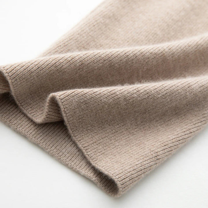 Pure Cashmere High-Waist Knit Pants