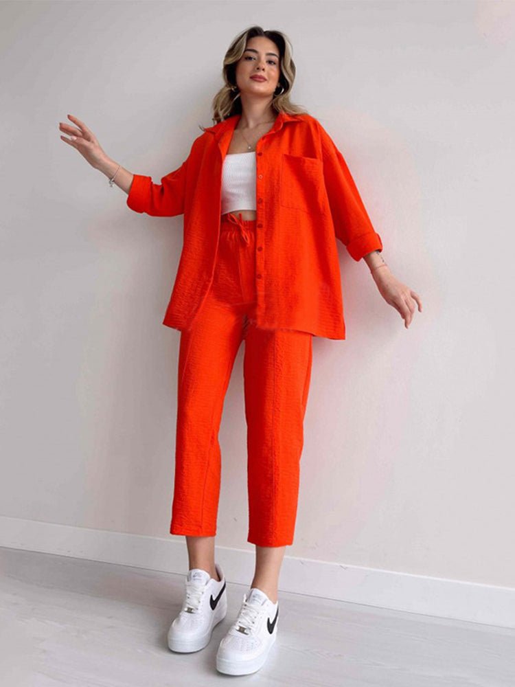 Casual Two-Piece Lounge Set