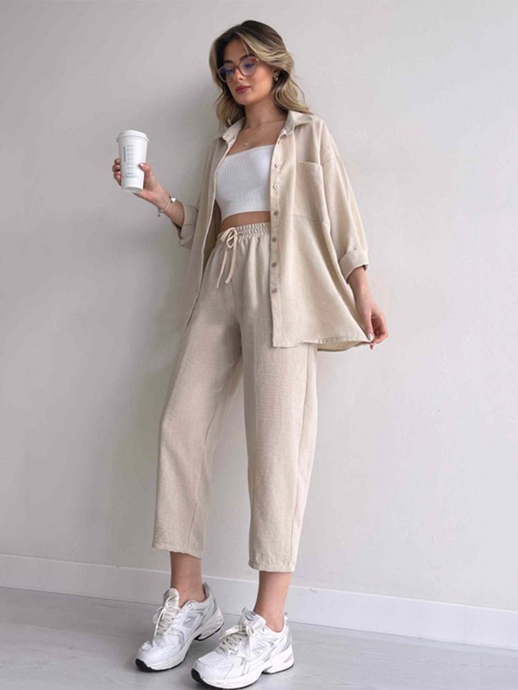 Casual Two-Piece Lounge Set