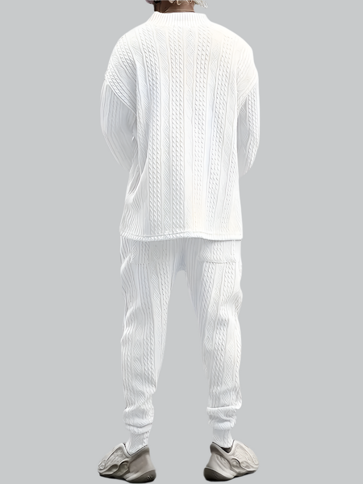 Knitted Textured Lounge 2-Piece Set