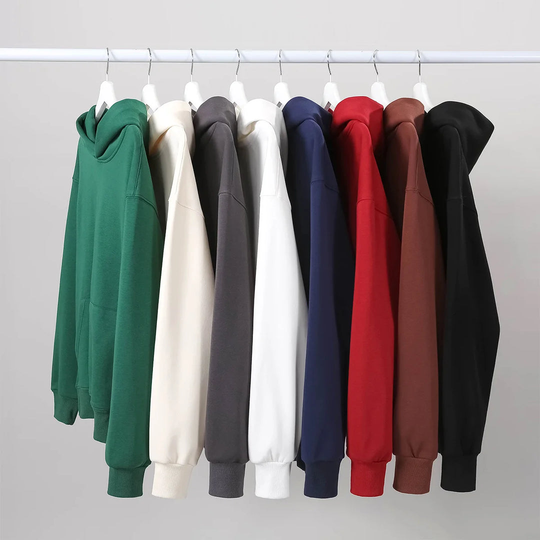 Basic Heavyweight Fleece Hooded Sweatshirt