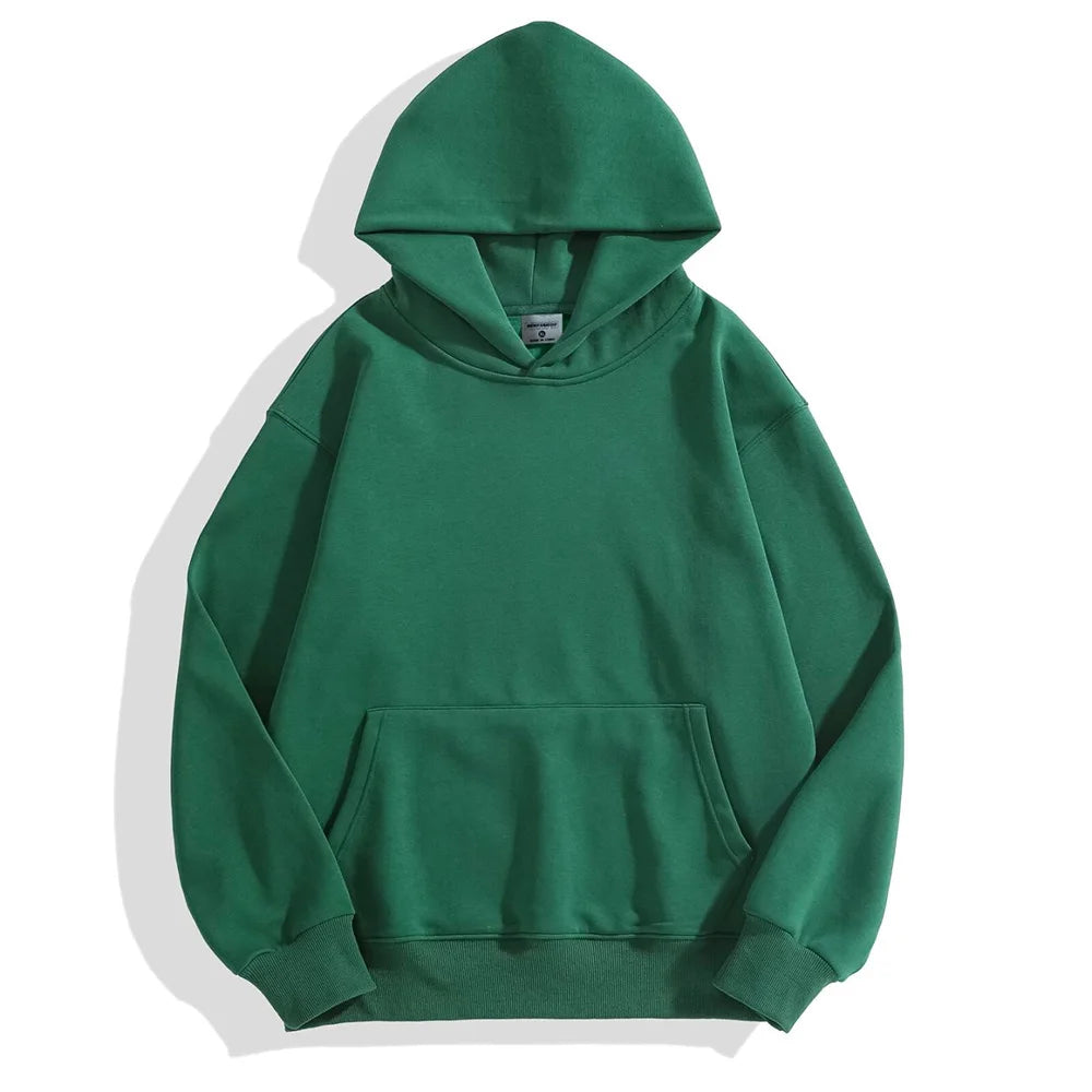 Basic Heavyweight Fleece Hooded Sweatshirt