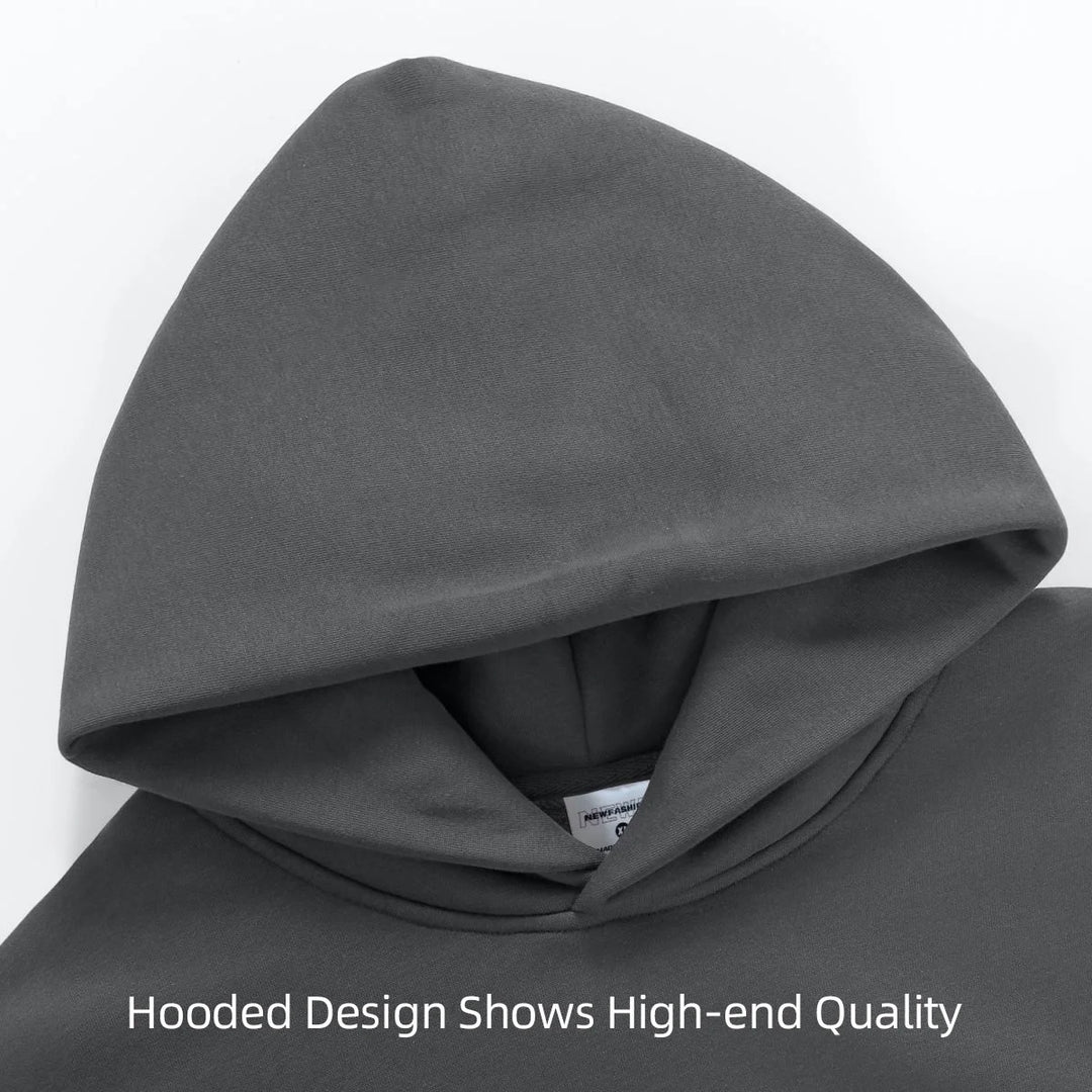 Basic Heavyweight Fleece Hooded Sweatshirt