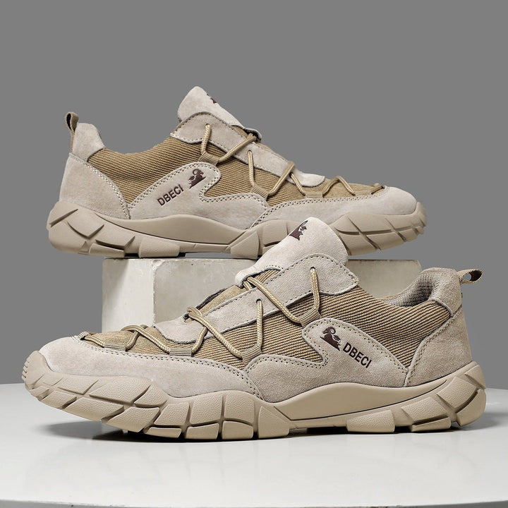 Breathable Mesh Suede Trail Sneakers