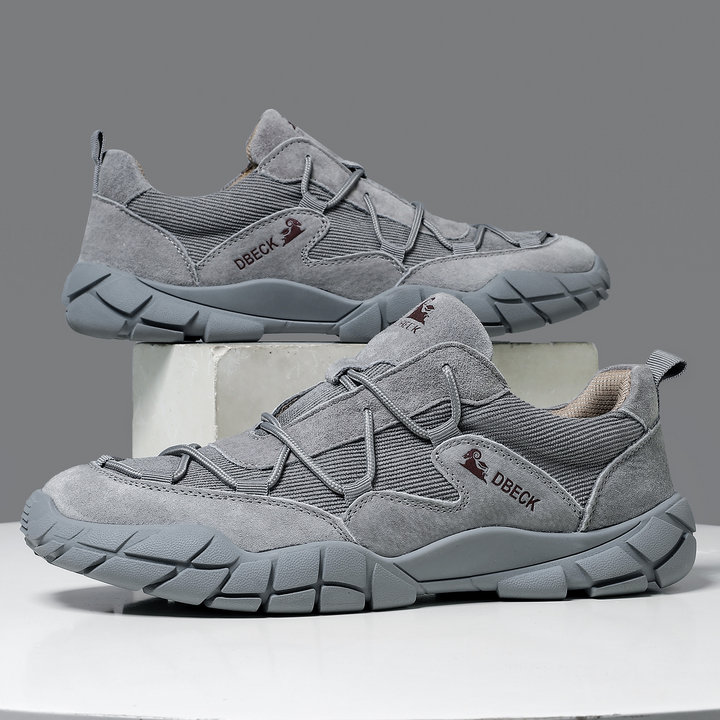 Breathable Mesh Suede Trail Sneakers