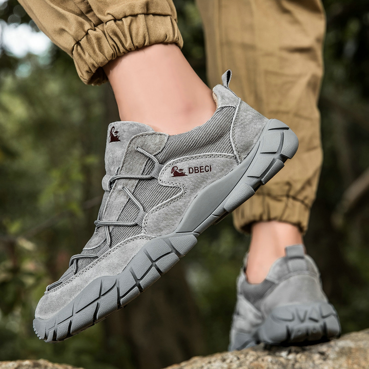 Breathable Mesh Suede Trail Sneakers
