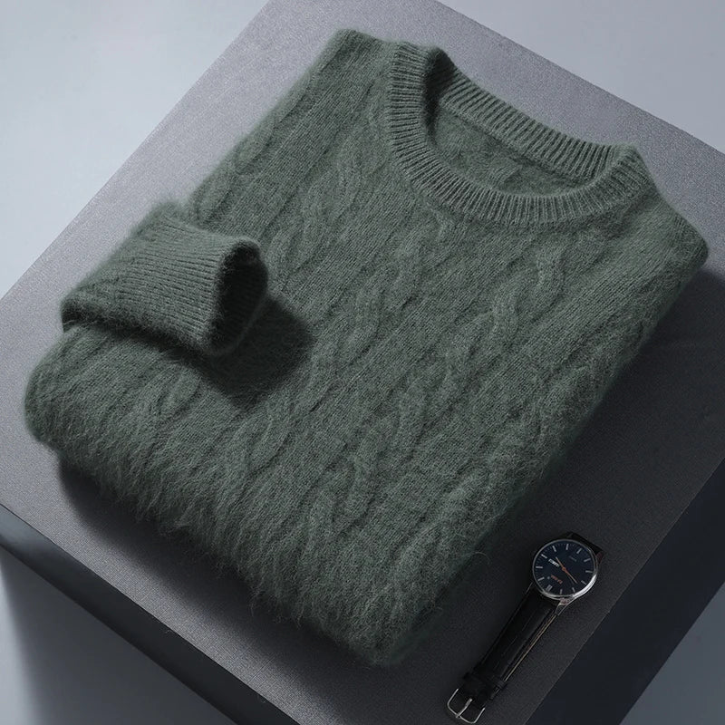  Cable Knit Cashmere Sweater