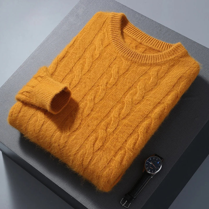  Cable Knit Cashmere Sweater