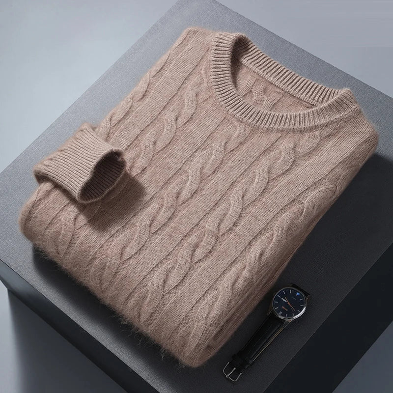  Cable Knit Cashmere Sweater