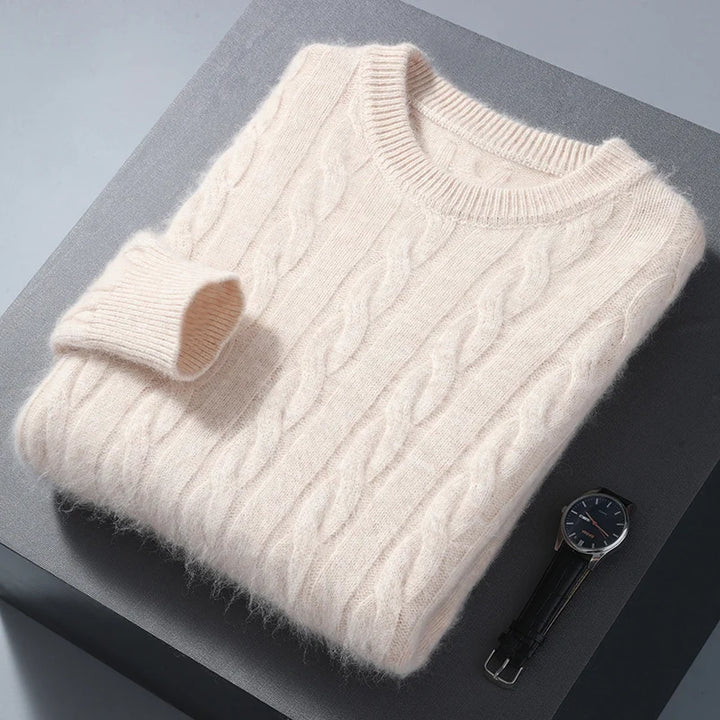  Cable Knit Cashmere Sweater