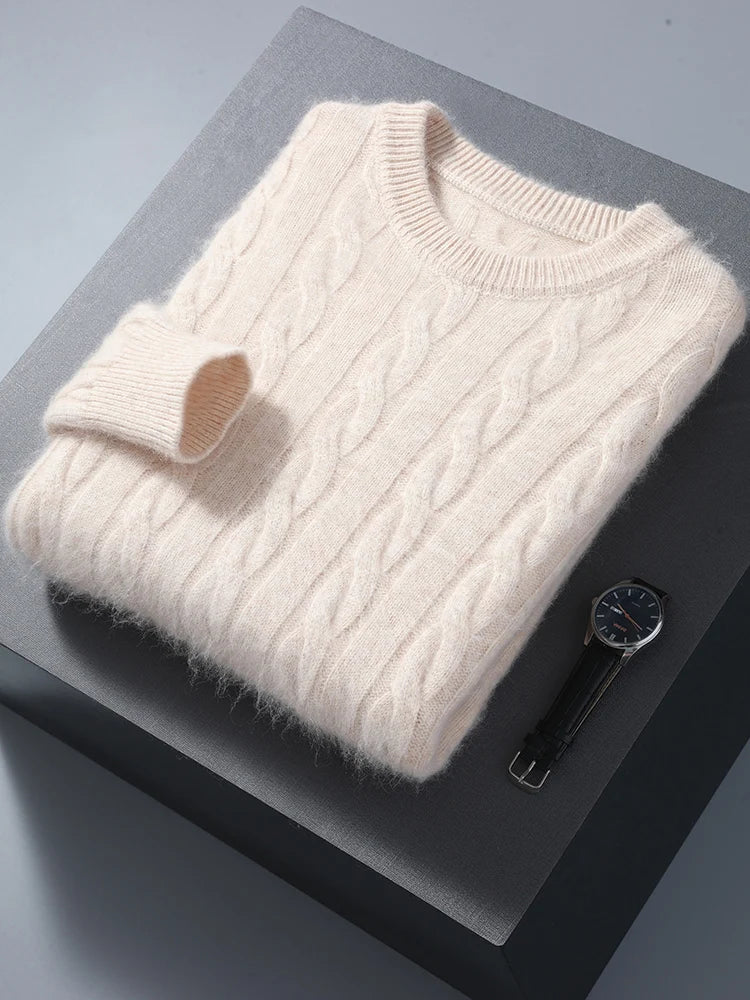  Cable Knit Cashmere Sweater