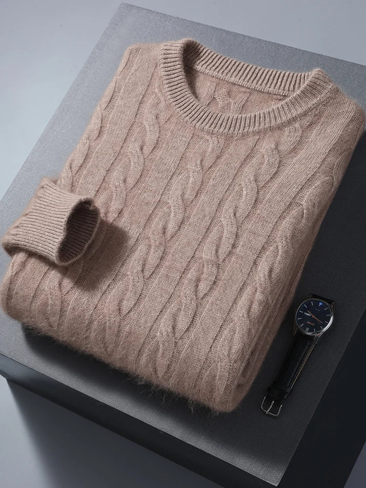  Cable Knit Cashmere Sweater