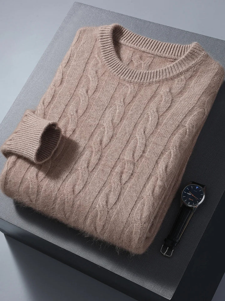 Cable Knit Cashmere Sweater