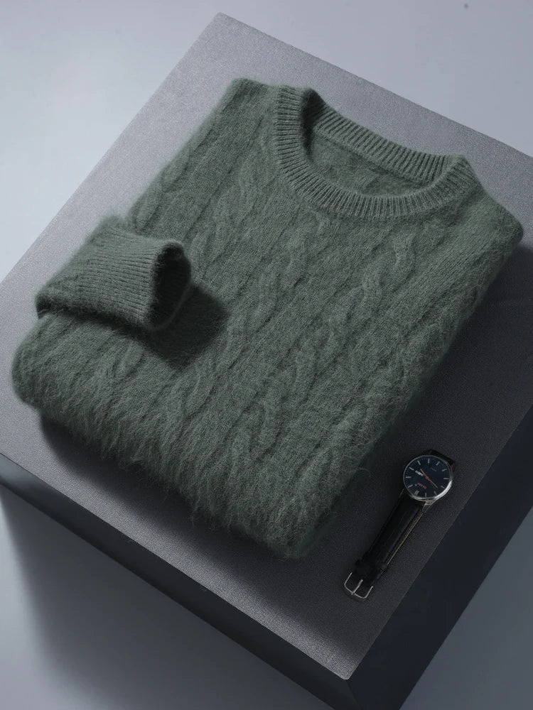  Cable Knit Cashmere Sweater