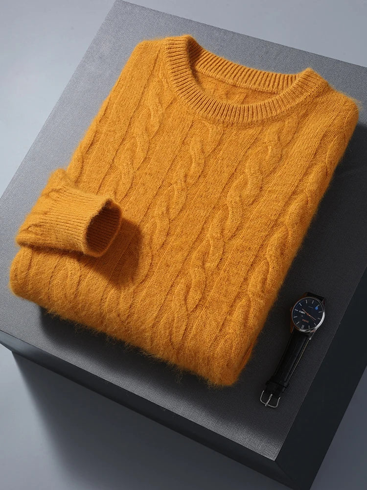  Cable Knit Cashmere Sweater