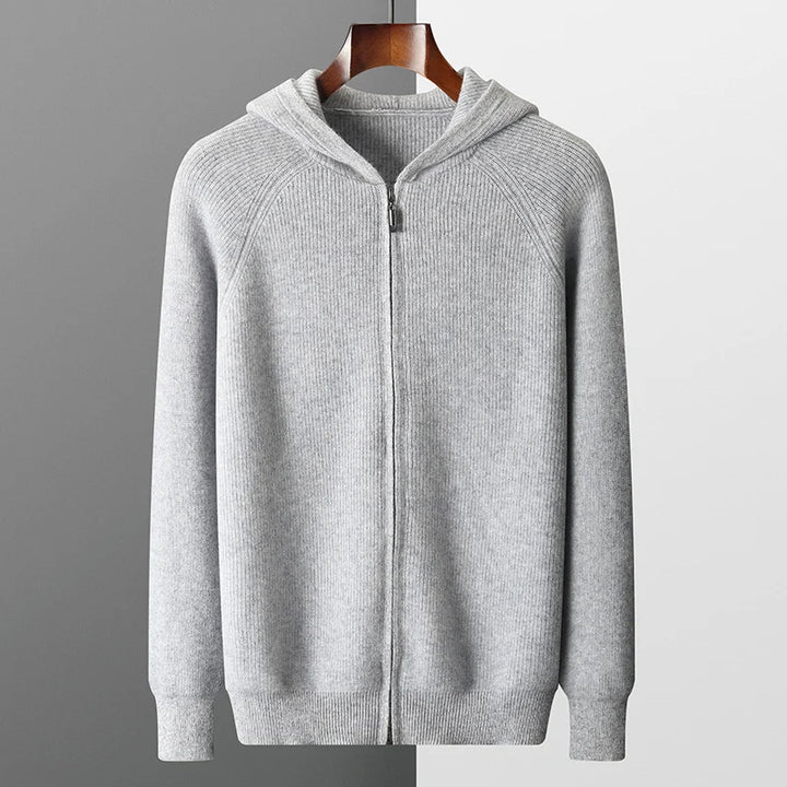 Men's Cardigan Knit Jacket Merino Wool