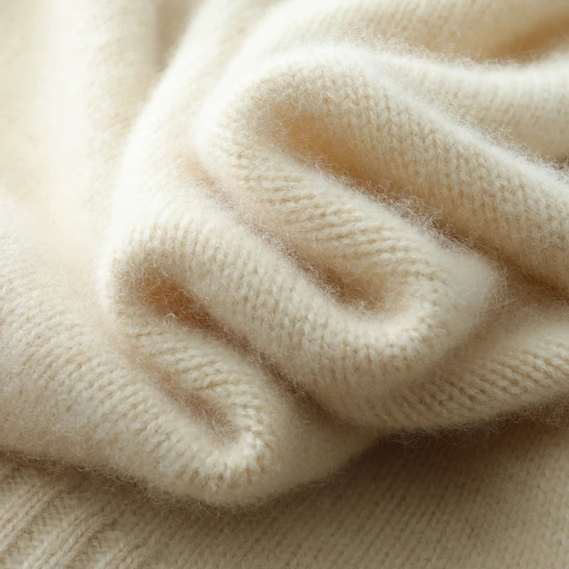 Pure Cashmere Zip-Up Cardigan