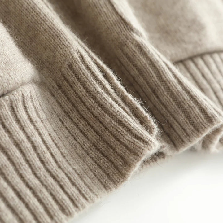 Cashmere Button-Up Cardigan