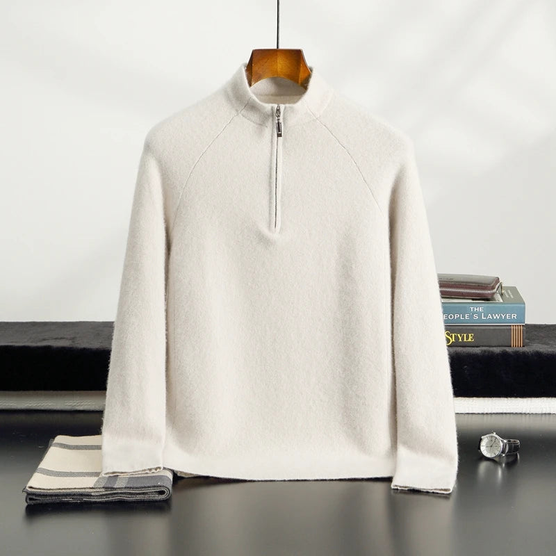 Cashmere Half-Zip Sweater