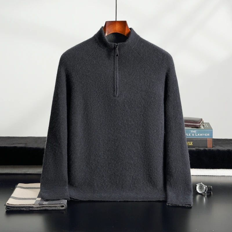 Cashmere Half-Zip Sweater