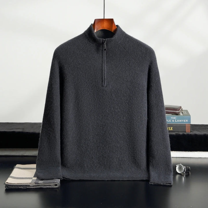 Cashmere Half-Zip Sweater