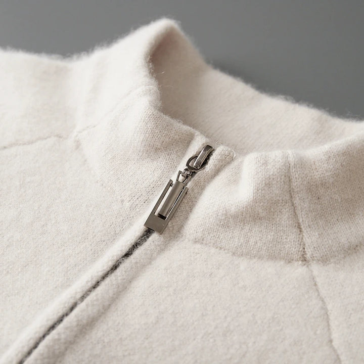 Cashmere Half-Zip Sweater