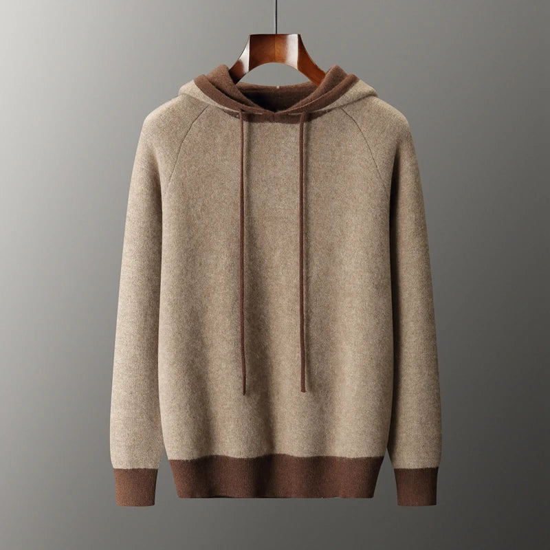  Cashmere Hooded Pullover