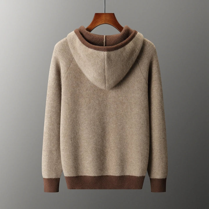  Cashmere Hooded Pullover