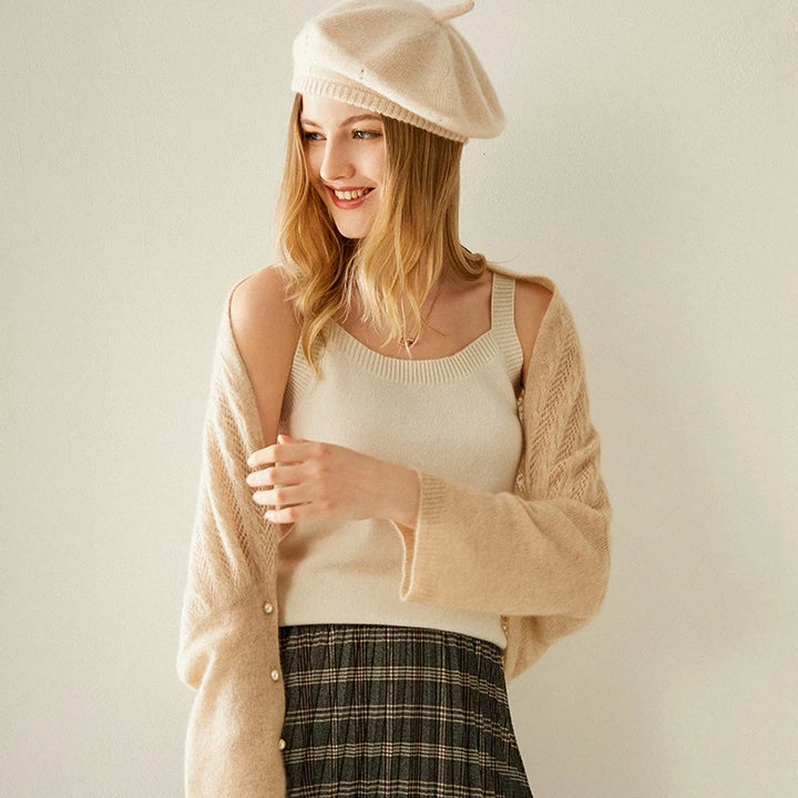 Cashmere Knit Beret