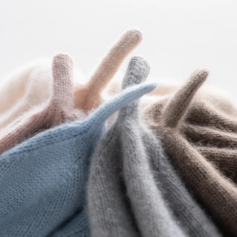 Cashmere Knit Beret