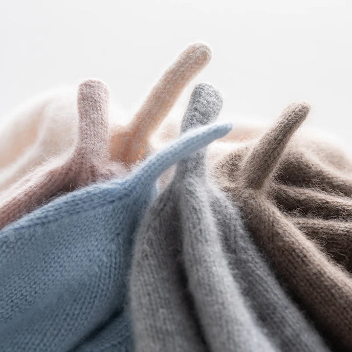 Cashmere Knit Beret