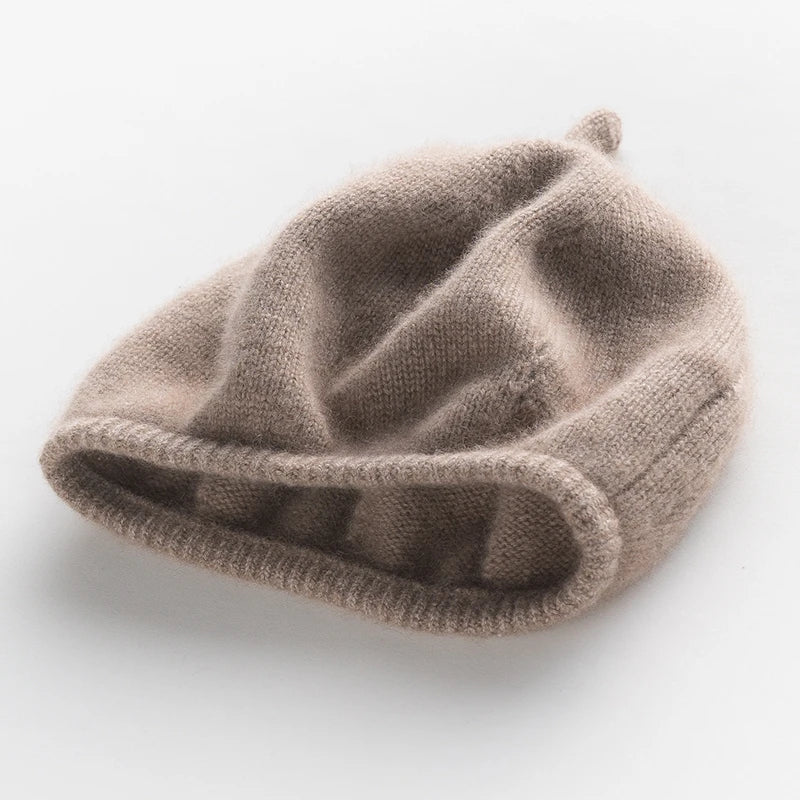 Cashmere Knit Beret