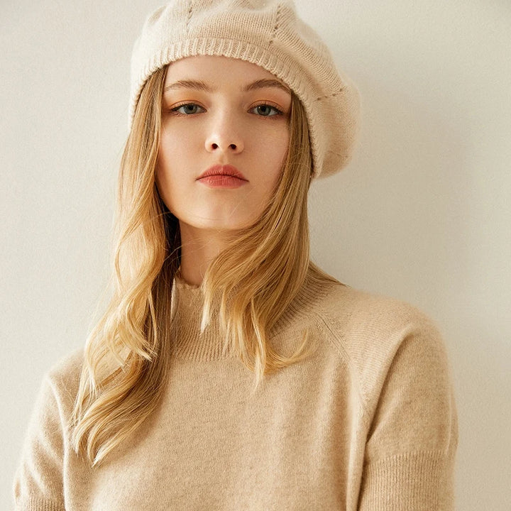 Cashmere Knit Beret