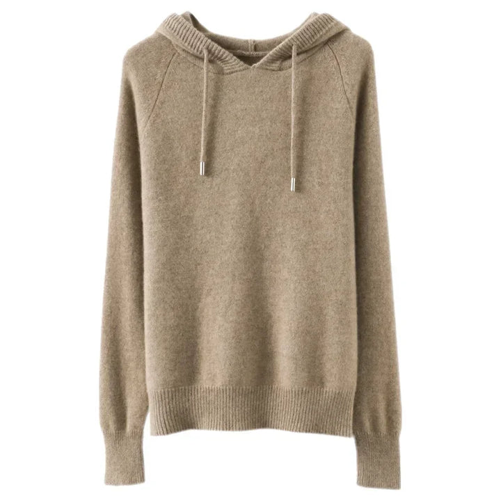 Cashmere Knit Hooded Sweater