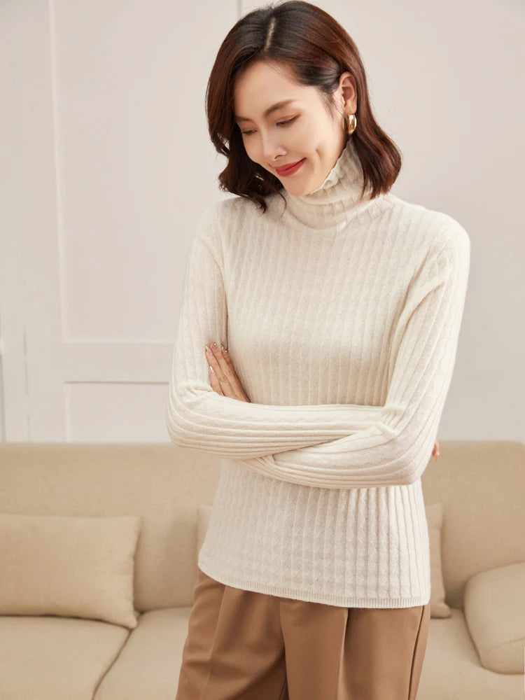 Cashmere Mock Neck Sweater
