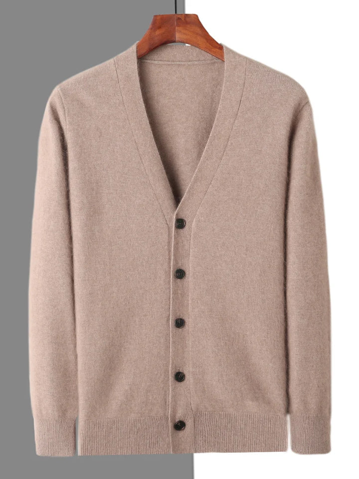  Cashmere V-Neck Cardigan