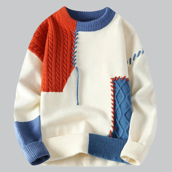 Chic Designer Knit Sweater
