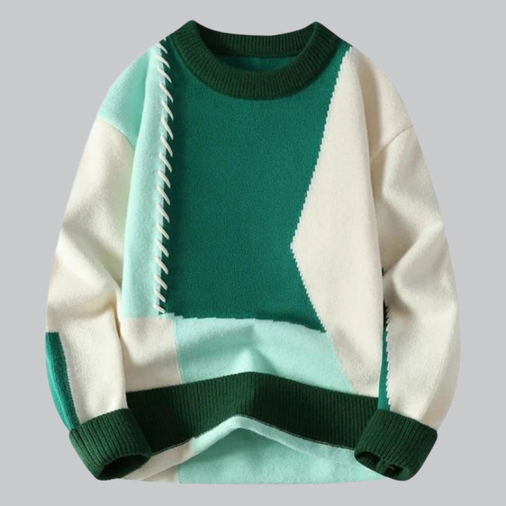 Chic Designer Knit Sweater