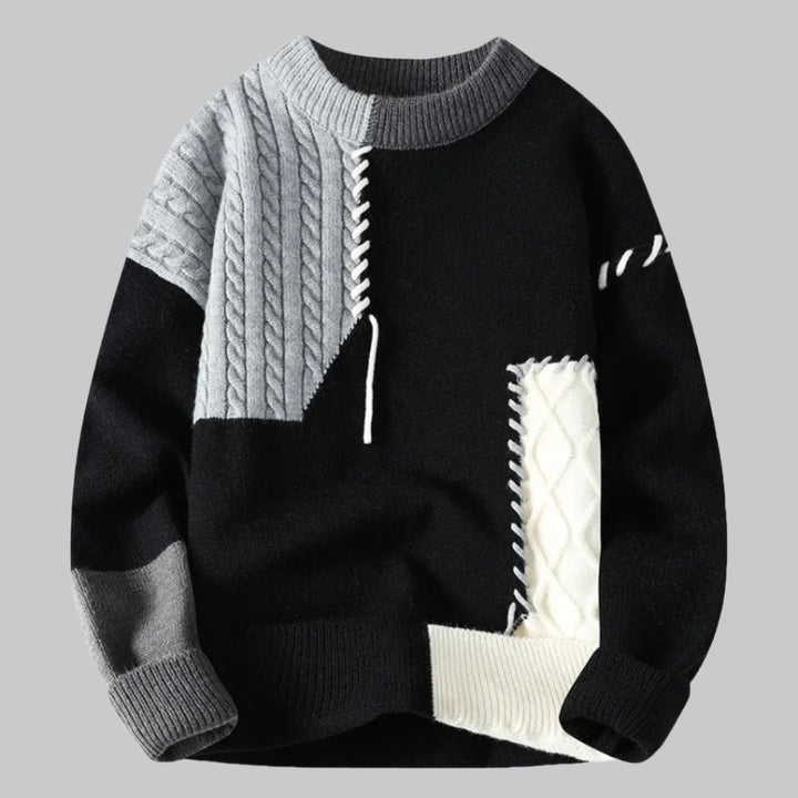 Chic Designer Knit Sweater